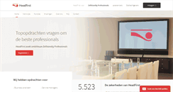 Desktop Screenshot of headfirst.nl